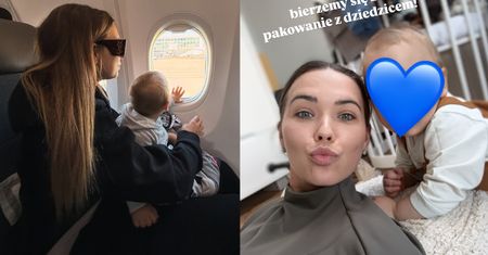 Sandra Kubicka wyleciała z Polski: "Pokażę Ci cały świat, synku. Przed nami JEDENASTY lot Leosia". Pokazała też, kto im towarzyszy
