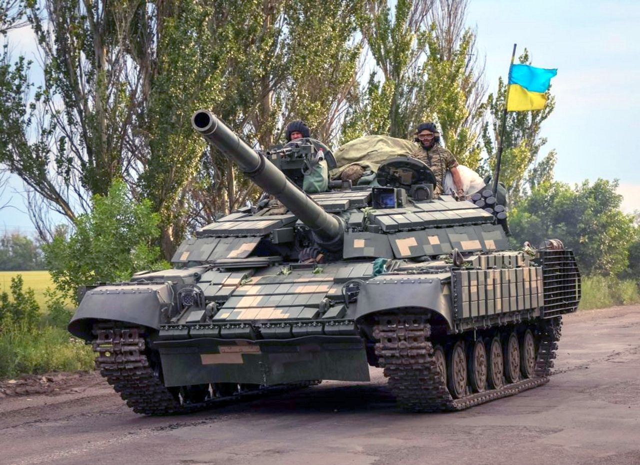 Ukraiński czołg T64BM Bułat
