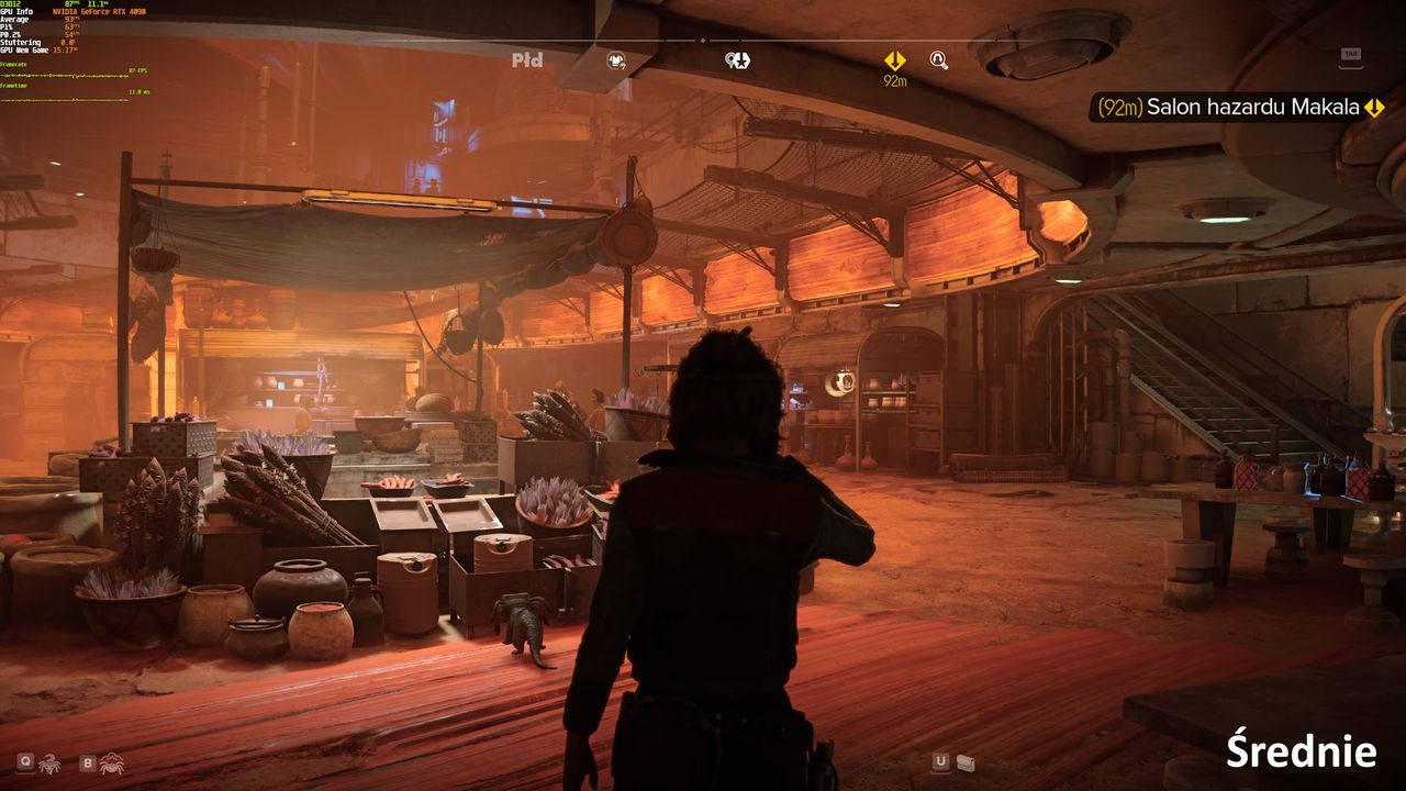 Star Wars Outlaws (PC) - porównanie ustawień graficznych 1 - Średnie