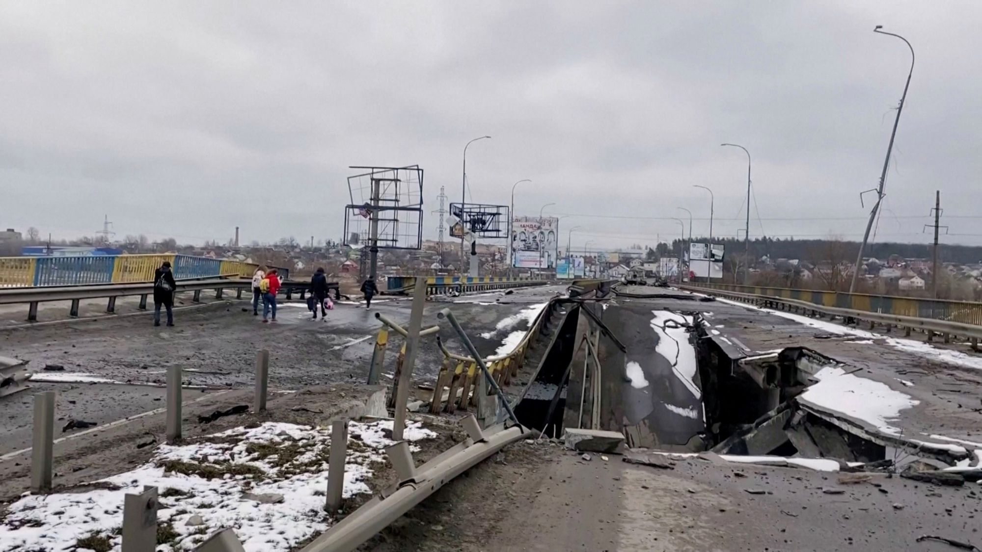 Wojna w Ukrainie: Tak wyglądają okolice Kijowa. Rosjanie pozostawili znaczne zniszczenia 4