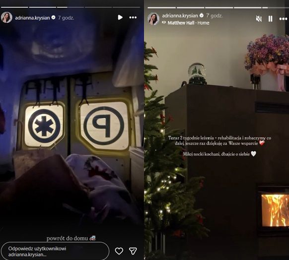 Adrianna Krysian wróciła ze szpitala do domu