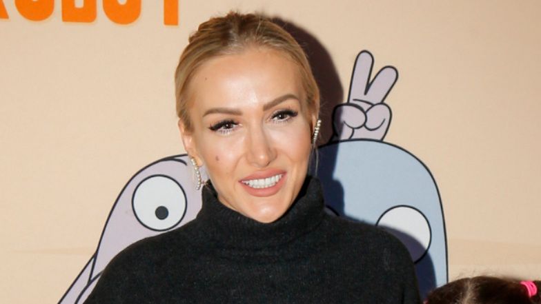 Eliza Trybała zabrała córki na ściankę