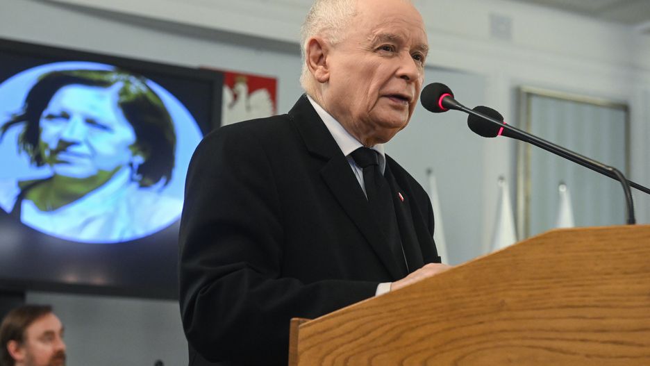 Warszawa, 02.04.2025. Prezes PiS Jarosław Kaczyński na posiedzeniu Parlamentarnego Zespołu Przeciwdziałania Bezprawiu w Sejmie, 2 bm. (aldg) PAP/Piotr Nowak