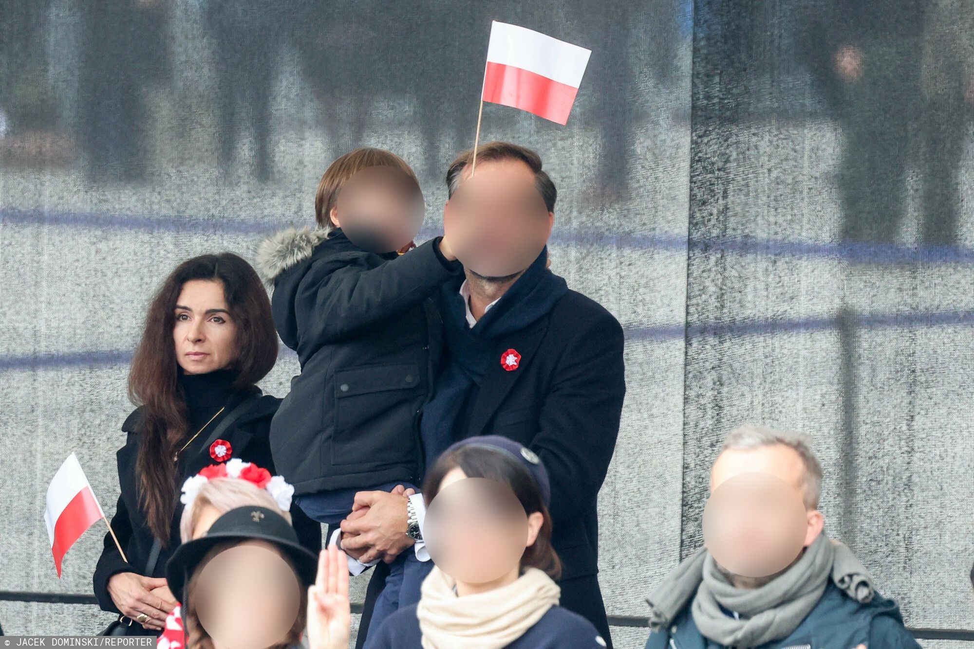 Marta Kaczyńska na obchodach Święta Niepodległości. Towarzyszyli jej bliscy