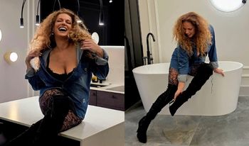 Joanna Liszowska wygina się na meblach i prawi o samoakceptacji: "NIE WSZYSTKIM MUSISZ SIĘ PODOBAĆ"