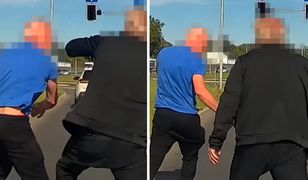 Bójka dwóch kierowców na drodze. Policja prowadzi poszukiwania