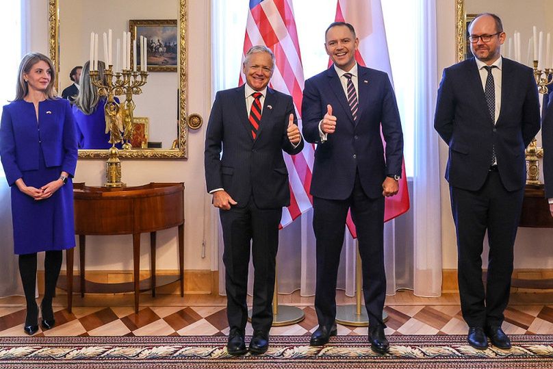 Spotkanie w Belwederze. Prezydent przyjął nowych ambasadorów w Polsce