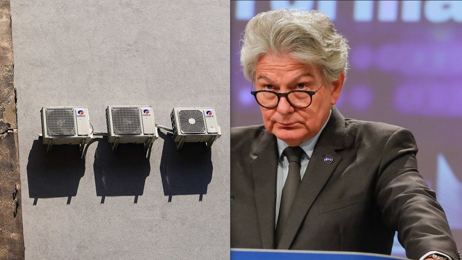 Komisarz UE Breton zaleca ograniczenie używania klimatyzatorów i ogrzewania zimą o 2-3 st. C