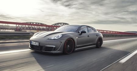 Porsche Panamera z poszerzającym pakietem Prior Design