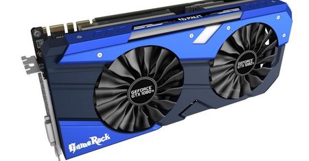 Palit GeForce GTX 1080 Ti Game Rock - karta z czterema wentylatorami