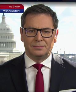 Zabawna wpadka w "Wiadomościach". Dziennikarz rozglądał się w popłochu