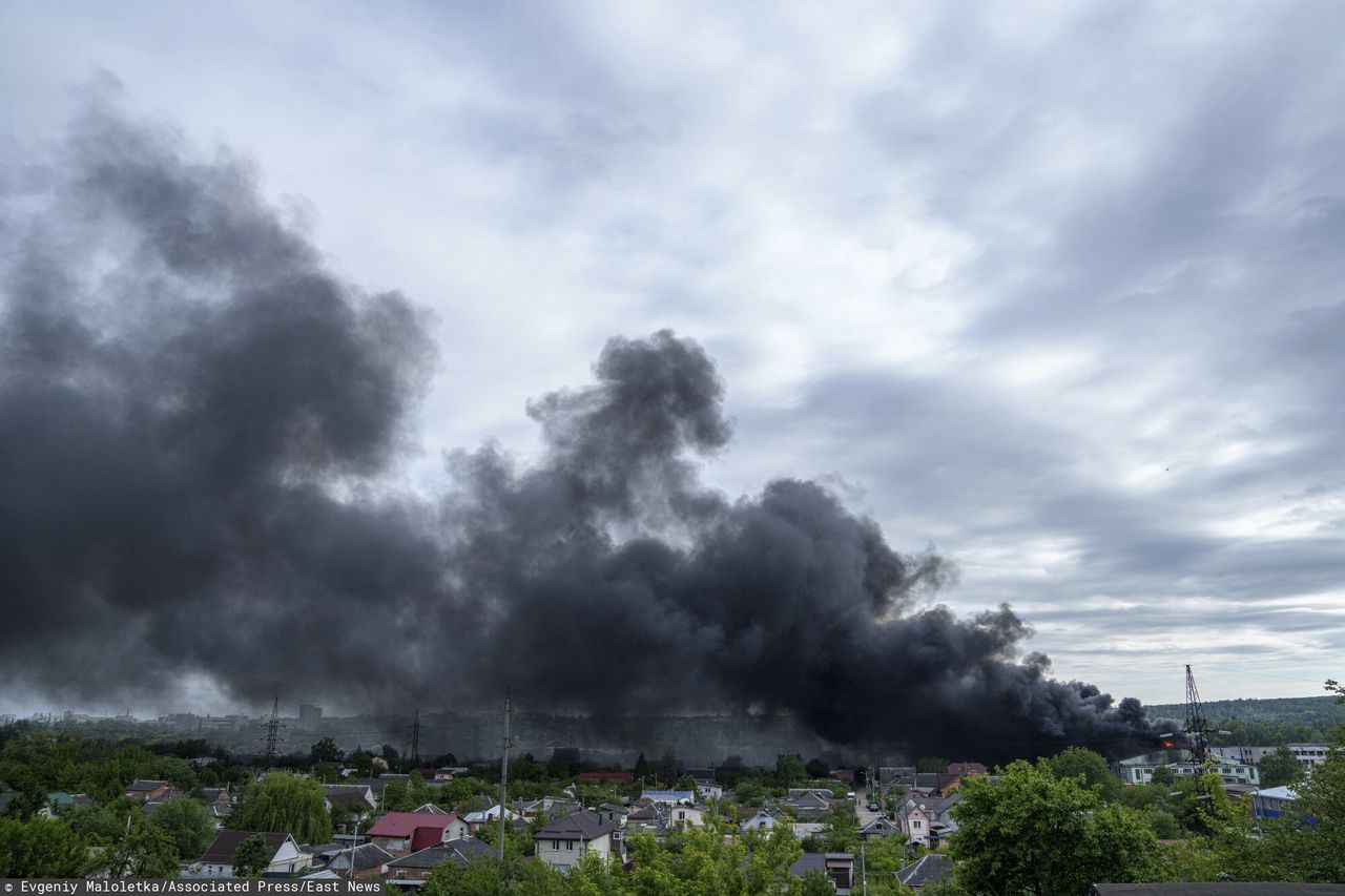 Russian drone attack. Poland supported Ukraine