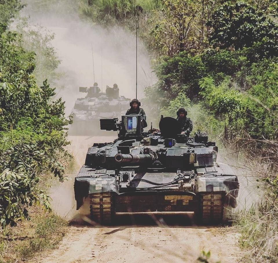 Bojowy debiut T-84 Opłot-M w Azji. Ukraińskie czołgi walczą po stronie Tajlandii