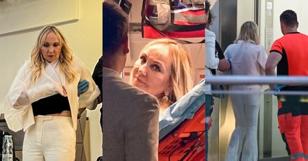 Helena Deeds miała groźny wypadek podczas warszawskiej premiery. Po "Żonę Hollywood" przyjechała KARETKA (ZDJĘCIA)
