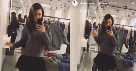 Lewandowska chwali się zdjęciami z przymierzalni (FOTO)