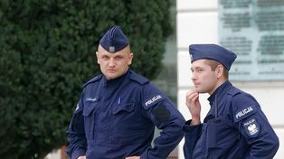 Uczniowie klas mundurowych Zespołu Szkół im. Jana Wyżykowskiego z wizytą u głogowskich policjantów