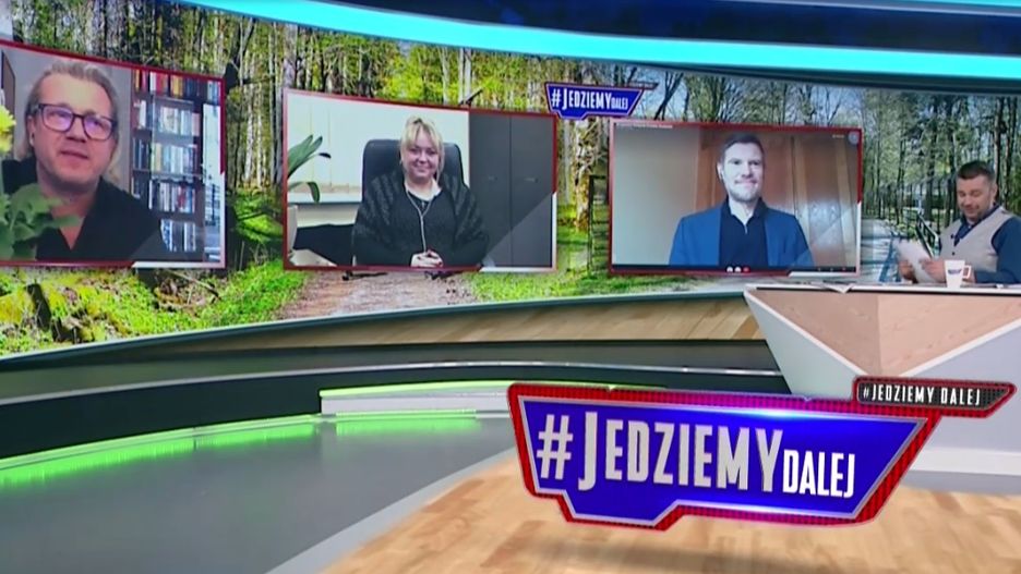 Gratulacje dla Jarosława Kurskiego na antenie TVP Info 