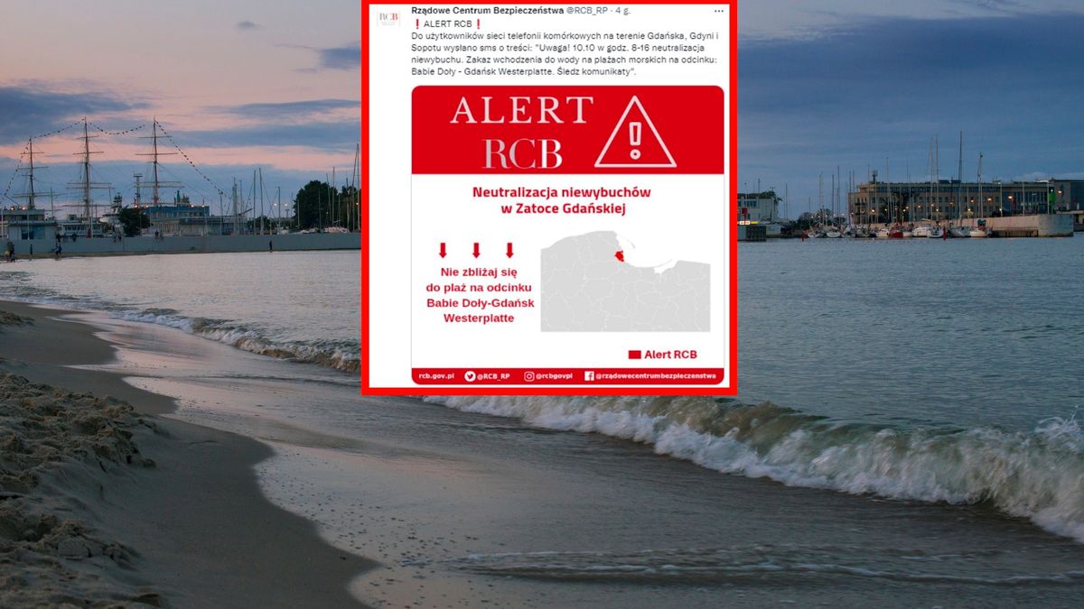 Alerty RCB dla mieszkańców Trójmiasta 