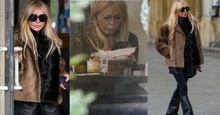 Typowy dzień Moniki Olejnik: lunch na mieście, spacer, rozmowy przez telefon. I to wszystko w kozakach za ponad 4 tys. złotych
