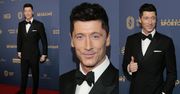 Robert Lewandowski wystąpił na Gali Mistrzów Sportu w smokingu pamiętającym SZCZEGÓLNY DZIEŃ! To dzieło polskich projektantów (ZDJĘCIA)