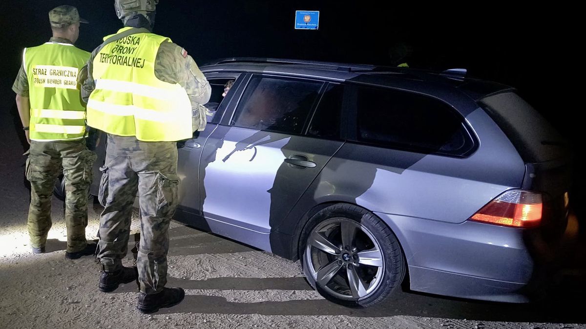 Migranci zatrzymani na granicy polko-litewskiej