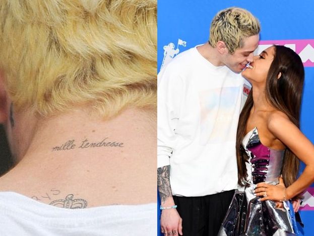 Pete Davidson zakrył kolejny tatuaż, który zrobił dla Ariany, napisem... "PRZEKLĘTY"