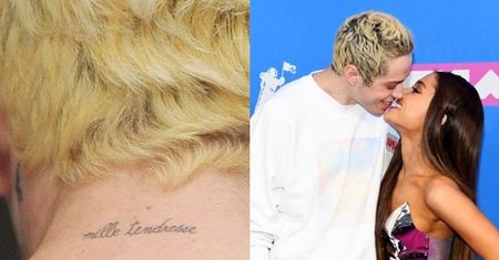 Pete Davidson zakrył kolejny tatuaż, który zrobił dla Ariany, napisem... "PRZEKLĘTY"