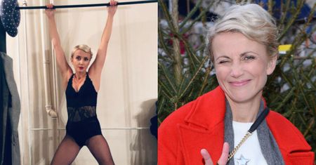 Zmysłowa Zielińska wygina się na wieszaku w czarnym body (FOTO)