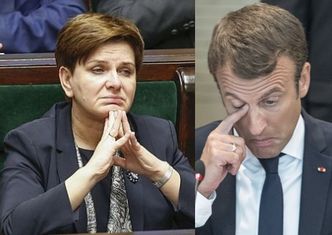 Dziennikarze popierają Szydło krytykującą Macrona: "NIKT NIE MÓWIŁ TAK OBELŻYWIE o Polsce od 1939 roku! Reakcja powinna być ZDECYDOWANA"