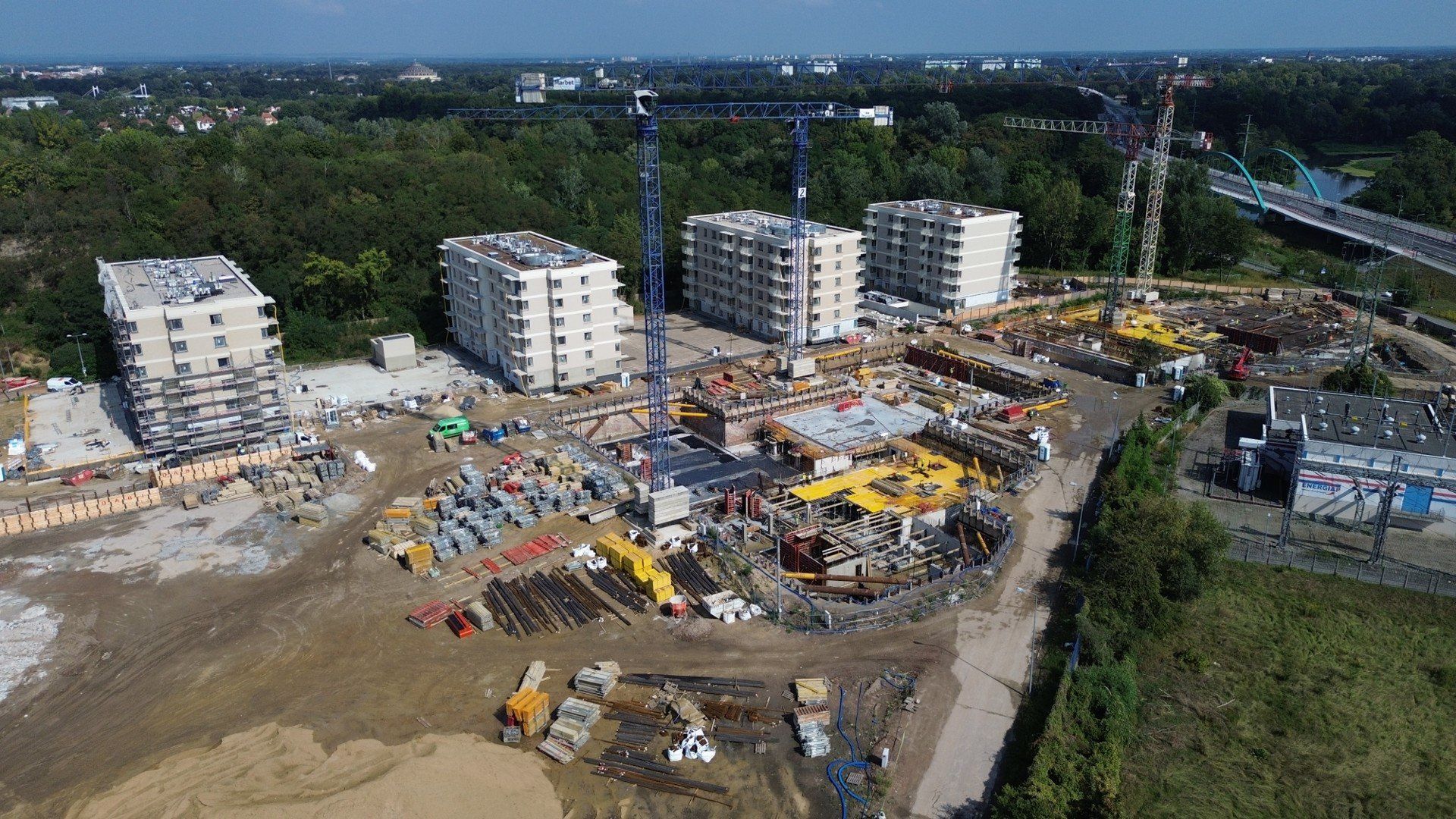 Apartamenty Krakowska - zdjęcia z drona