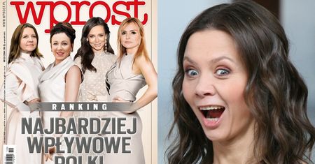 Kinga "do hotelu wróciłam o 7" Rusin pozdrawia z okładki tygodnika w gronie najbardziej wpływowych Polek (FOTO)