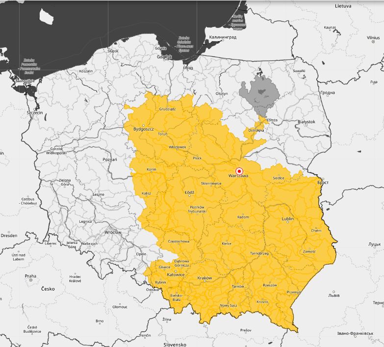 Ostrzeżenia hydrologiczne.