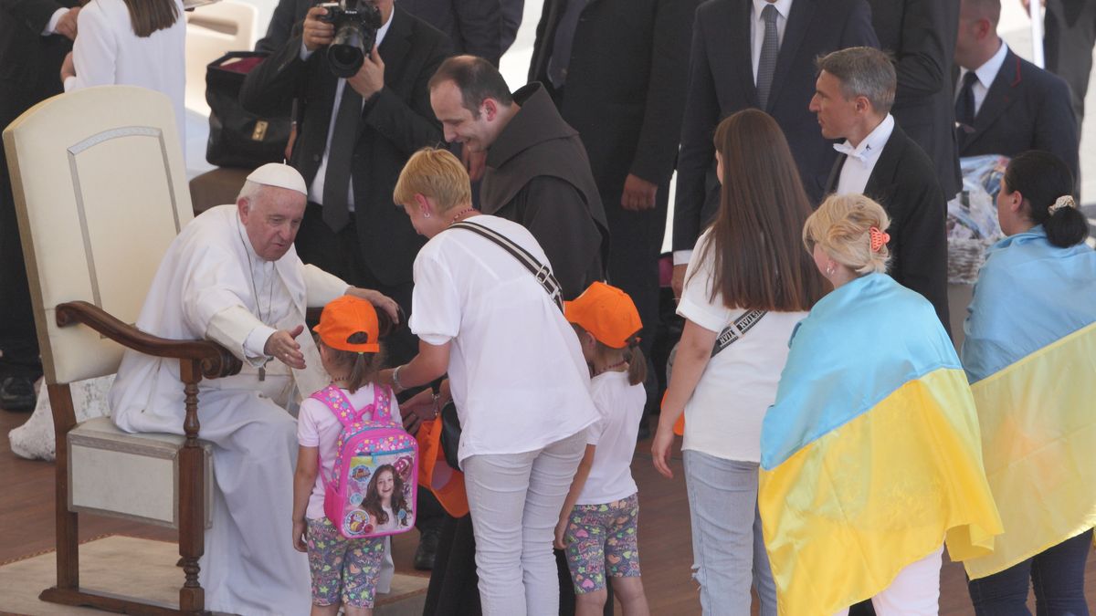 Papież Franciszek i uchodźcy z Ukrainy 