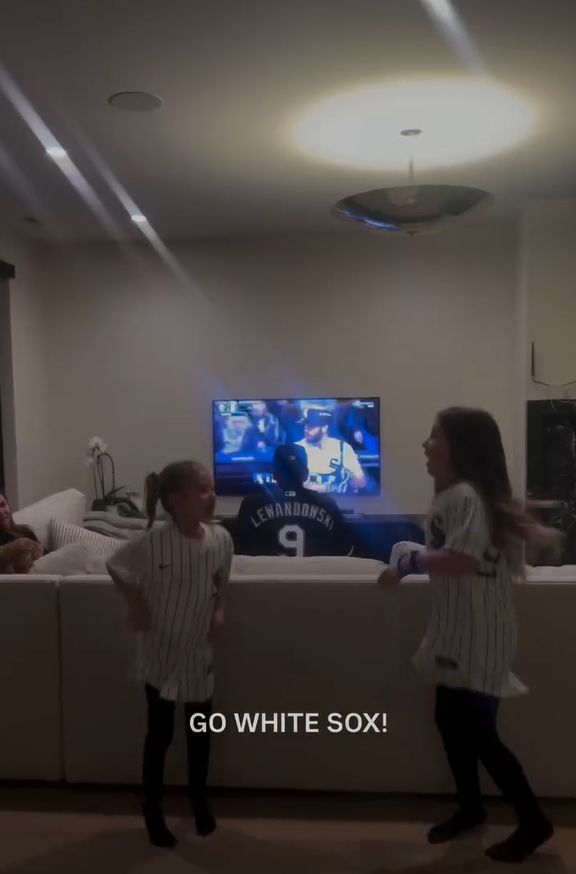 Rodzinny wypad Lewandowskich na mecz baseballa
