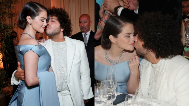 Selena Gomez z ukochanym wymieniają czułości na Złotych Globach