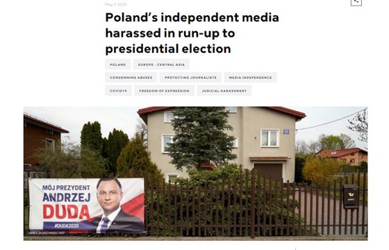 CMWP SDP protestuje przeciw ocenie stanu wolności mediów w Polsce