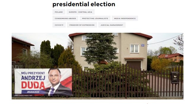 CMWP SDP protestuje przeciw ocenie stanu wolności mediów w Polsce