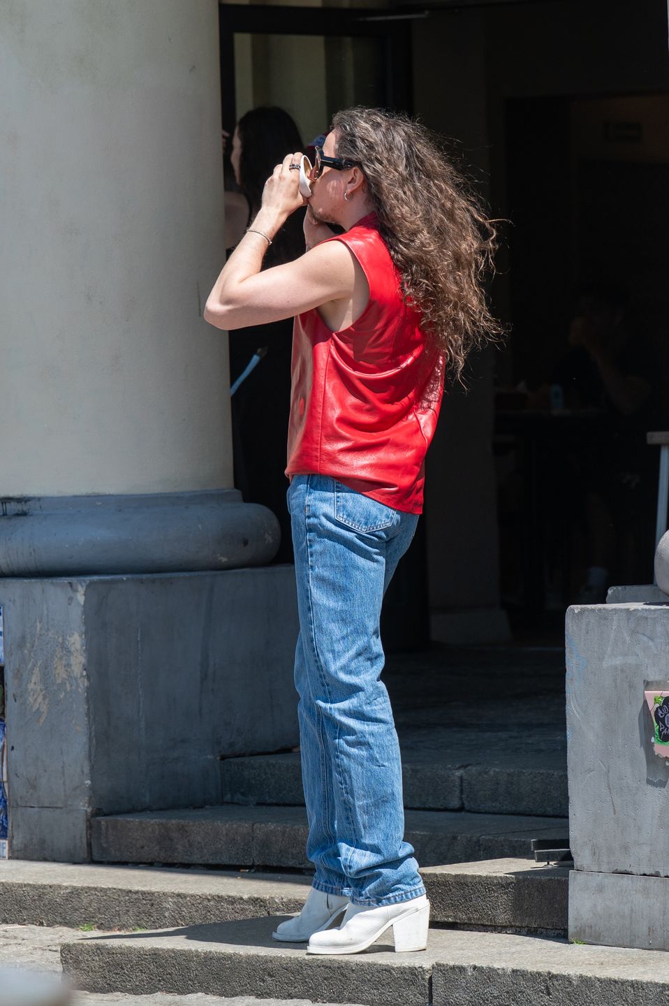 Michał Szpak "przyłapany" na mieście