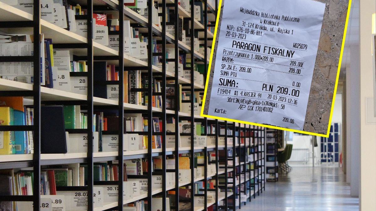 Dyrektor biblioteki wyjaśnił, skąd wzięła się ta astronomiczna kwota 