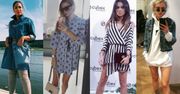 Modne tuniki w stylizacjach celebrytek