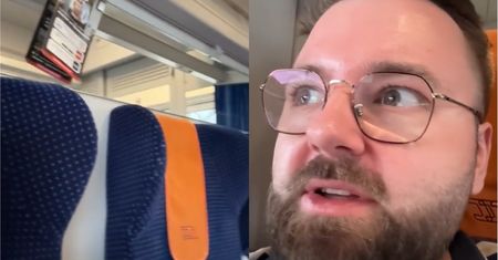 "Dziwaczne". Zaskoczony bloger pokazał, co zastał w pociągu PKP