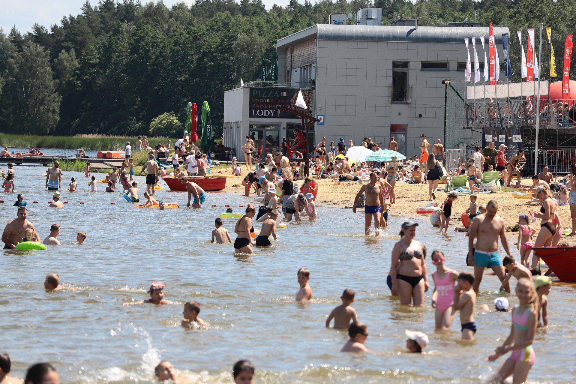 Plaża na Dojlidach w Białymstoku