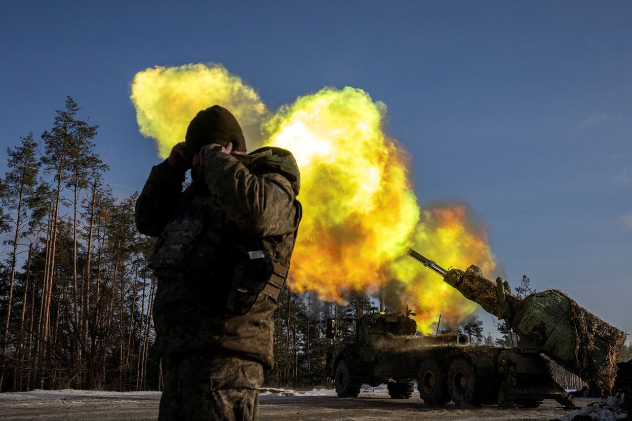 Ukraińska artyleria w obwodzie donieckim