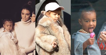 Kim Kardashian karmi córkę... lizakami?