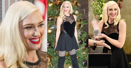 Gwen Stefani w sukience z serduszkiem "rozświetla" Empire State Building  (ZDJĘCIA)