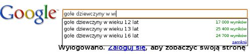 10 nieprzewidywalnych auto-uzupełnień w Google 9