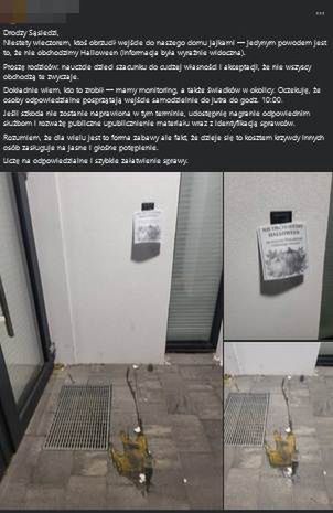 Zdjęcia z osiedla w Żukowie. Mieszkaniec oburzony