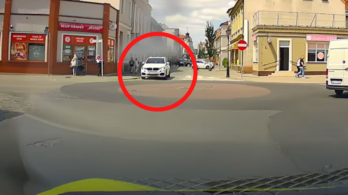 Brak słów, co zrobił kierowca BMW.