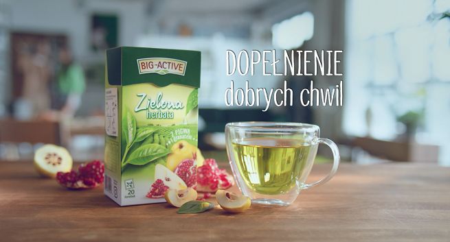 Herbaty zielone Big-Active „dopełnieniem dobrych chwil” (wideo)