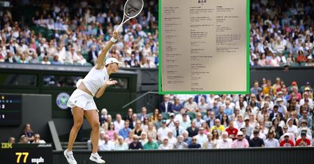Kosmiczne ceny na Wimbledonie. Pokazał menu